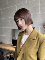 サンド 鹿児島中央(sand)&nbsp;@sei___sandインナーカラー/ボブ/鹿児島中央駅