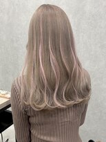 ロウル 渋谷(LOWRL)&nbsp;ミルクティー×ベビーピンク/エクステハイライト