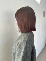 ラヴェストバイフレイスウェル(LOVEST by frace well)&nbsp;ブリーチなしでレッドブラウン