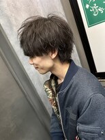 グラフィーサッポロ(Graphy sapporo) 10代　20代　メンズヘア 波巻き ソフトツイスパ マッシュウルフ