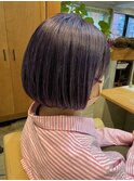 ミニボブ紫