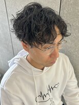 ニアウ 太田店(Niau)&nbsp;メンズパーマ波巻きスパイラルパーマツイストスパイラルパーマ