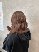 ヘアーワークス ボナ(HAIR WORKS bona.)&nbsp;ウェーブパーマ×透明感カラー/髪質改善カラー/デジパ