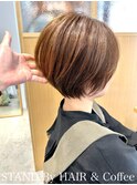【STAND By HAIR &Coffee】まるみショート #005