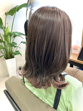 ニジヘアー(Nizi hair) 裾カラーピンク
