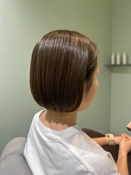 ミューシェレゴ(meauche...lego) 似合わせショートボブナチュラルストレート