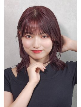 メゾンドムニ 恵比寿(Maison de MUNi) トレンドカラー【バーガンディ】で垢抜け/前髪あり前髪なし