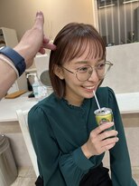 アスラン(ASLAN)&nbsp;【aslan】ボブ/レイヤーボブ/インナーカラー/ミルクティカラー