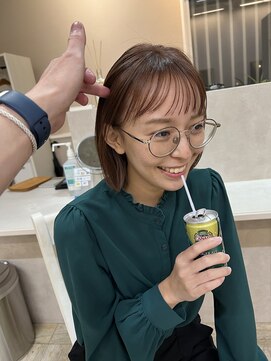 アスラン(ASLAN) 【aslan】ボブ/レイヤーボブ/インナーカラー/ミルクティカラー