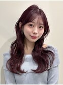 韓国風/レイヤー/小顔/前髪カット/髪質改善/グレージュ/透明感