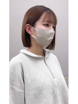 サンド 鹿児島中央(sand) ボブ/韓国ボブ/タッセルボブ/縮毛矯正/似合わせカット]