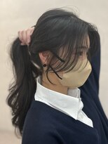 ユニ 原宿(uni) #83/韓国/韓国風/レイヤーカット/後れ毛/くびれヘア/前髪/原宿