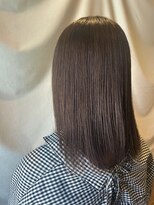 ココカラヘアー ニコ(cococara hair nico)&nbsp;髪質改善ストレート/ミルクティグレージュ/透明感/艶髪