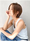 【GEEKS渋谷】レイヤーボブ/アッシュブラウン/夏ヘア/くびれボブ