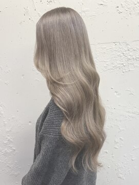 ヘアサロン エフ 渋谷(F) #グレージュ#ケアブリーチ