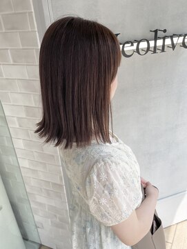 ネオリーブカフ 鶴ヶ峰店(Neolive caff) 切りっぱなし×シークレットハイライト