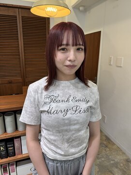 コレット 大宮(collet) タッセルボブ　カシスレッド