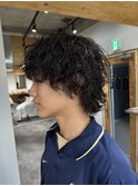 無造作ニュアンスパーマメンズ