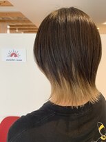 アズールサン 草加西口店(azule-sun)&nbsp;インナーカラー,ベージュ系カラー,ウルフスタイル【草加】