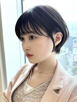 アフロート ルヴア(AFLOAT RUVUA) 「岩田莉奈」40代50代に人気の似合わせ丸みショートボブ 新宿