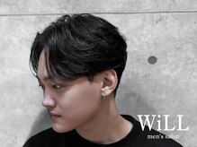 men's salon WiLL 阪急茨木【ウィル】の雰囲気(ナチュラルセンターパート)