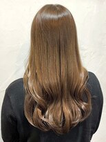 リコ 池袋東口店(Liko)&nbsp;艶感 ロングヘア ブラウンカラー ゆるふわ 巻き髪 モテ髪 大人