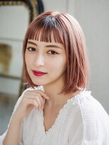 ディンプル 越谷駅前(DiMPlE)&nbsp;オン眉ピンクヘアDiMPlE越谷/越谷駅前/越谷レイクタウン