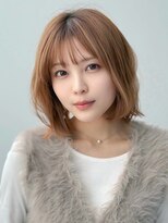 アグ ヘアー ムー 大和郡山店(Agu hair Mu)&nbsp;《Agu hair》くびレイヤー前髪あり×numberA.ベースケアミルク