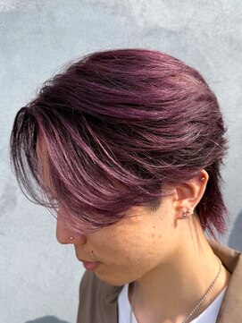 レガロヘアアトリエ(REGALO hair atelier) メンズバイオレットカラー