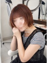 ヘアアンドデイスパ アグー(hair&dayspa AGU)&nbsp;SHIZUKA テラコッタボブ☆フェイスレイヤー