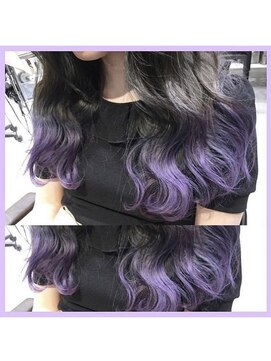 トルネード(TORNADO) 鬼滅の刃カラー 胡蝶しのぶ風 グラデーションカラー パープル