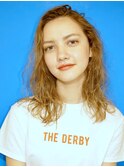 【THE DERBY】PERMY* #オリーブカラー#小顔セミウェットウェーブ