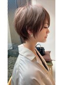 【mee.】モカブラウン　大人可愛い小顔ショート
