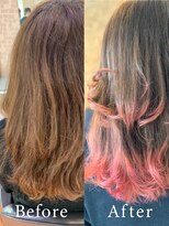 アークスヘアー&nbsp;インスタ人気グラデーション×大人可愛いピンク×ピンクアッシュ