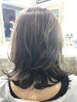 ミエルヘアーエスト 新宿店(mielhair est)&nbsp;外ハネミディ×レイヤー