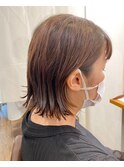 ホワイトグレージュ/デジタルパーマ/フェザーパーマ/表参道