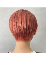 ミル 今治(1003 mille IMABALI)&nbsp;韓国風コーラルオレンジのショートヘア【1001mille】