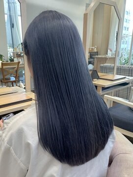 バイオレット 栄店(Violet) 【ブリーチカラー】ブルーラベンダー/ブルーカラー/ラベンダー