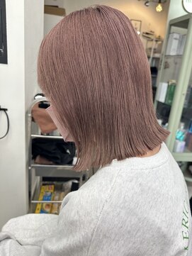 ヒビヲ(HIBIO) ブリーチダブルカラーミルクティーベージュイルミナカラー韓国