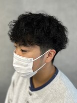 ソアー 新大阪(SOAR) ツーブロックイストスパイラル波巻きマッシュパーマ【新大阪】