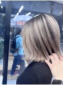シャドールーツ×髪質改善×ボブ×グレージュ