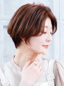 ネイトル(naitre)の写真/いつまでもキレイでいたいあなたに！厳選したカラー剤使用◎気になる白髪も艶感のある綺麗な仕上がりに★