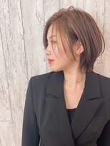 ピース トウキョウ(PEACE TOKYO)&nbsp;ショートパーマショートカット前髪あり前髪なし20代30代40代