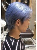 シアブルー/ハイトーンカラー/韓国へア