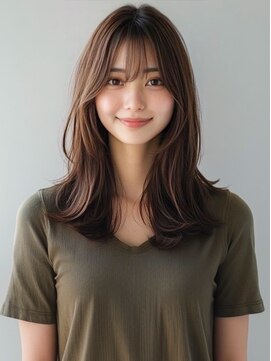 アルトリスト(Altruist Aging×HAIR&SPA) ★ダークアッシュ大人ガーリーボブ着物ミディアムレイヤーカット