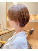 ショートカット×ひし形ショートボブ×前髪あり20代30代40代