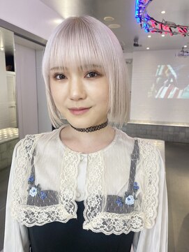 ゲーム 原宿店(GAME) ホワイト/ダブルカラー/ケアブリーチ/髪質改善/原宿