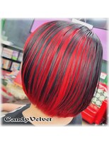 美容室キャンディー ベルベット(Candy Velvet) 赤黒アンブレラ