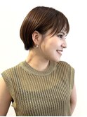 丸みショート/くびれショート/30代/40代/50代/髪質改善