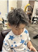 ツイストパーマ×ハイライト